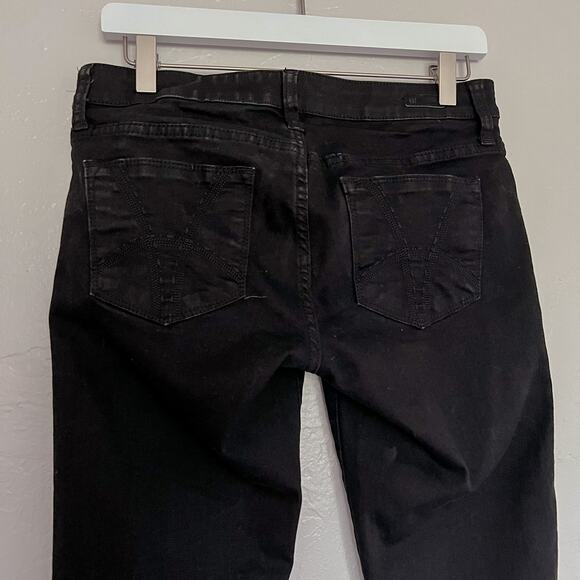 Kut From the Kloth Farrah Baby Bootcut Black Jeans size 4 - Picture 3 of 6